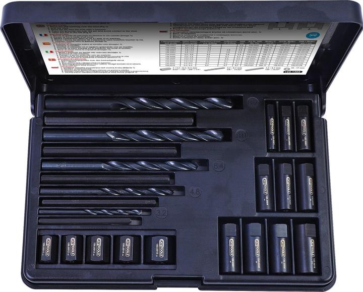 Actual product image KS Tools Thread extracting set, 25 pcs.