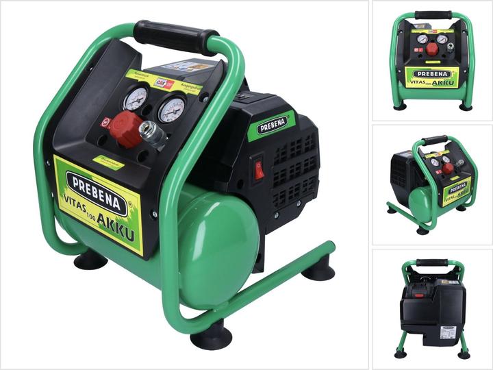 Immagine prodotto Prebena Compressore per batteria Vitas 100 senza batteria e caricabatterie (8 bar, 5 l)