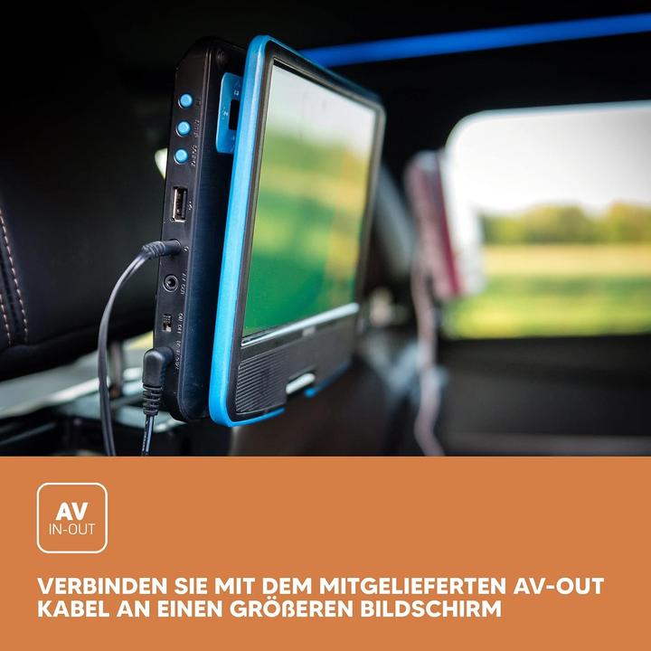 Image du produit Lenco Lecteur portable DVP-910 (DVP910BLAU) (Lecteur de DVD portable)