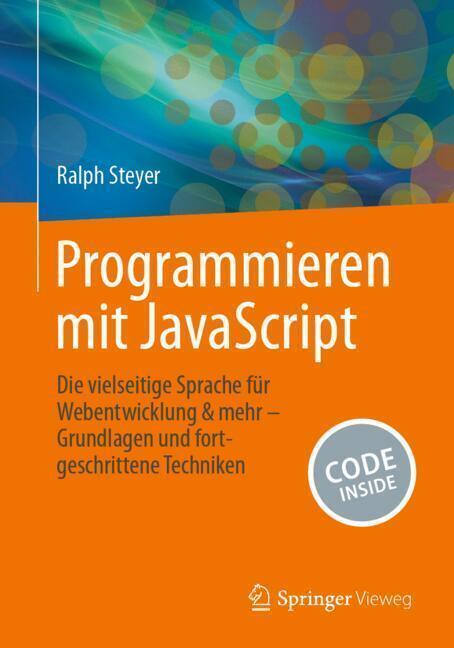 Produktbild Programmieren mit JavaScript (Deutsch, Ralph Steyer, 2024)
