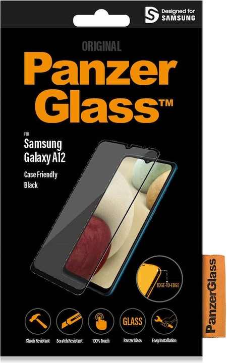 Actual product image PanzerGlass Case Friendly (1 Piece, Samsung Galaxy A12)