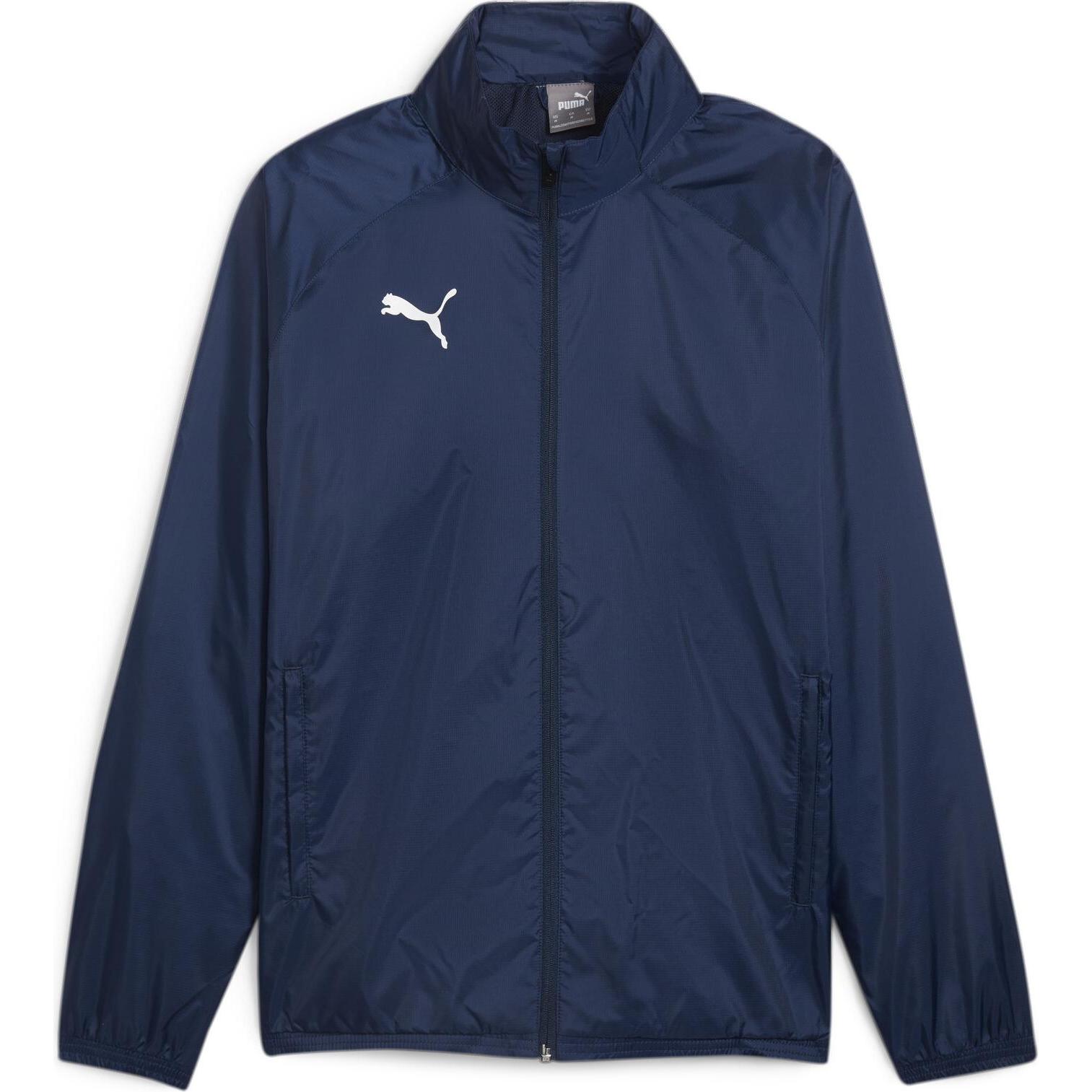 Puma, Herren, Laufjacke, teamGOAL All Weather Jacket (L), Blau, L
