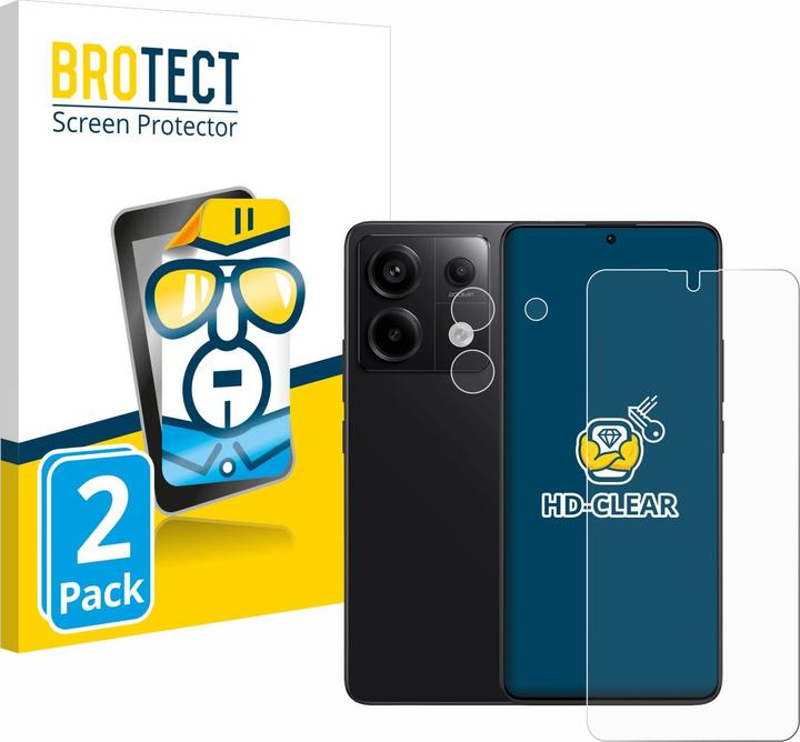 brotect Pellicola Protettiva Vetro per Xiaomi Redmi Note 8T Protezione Schermo [Durezza Estrema 9H, Chiaro