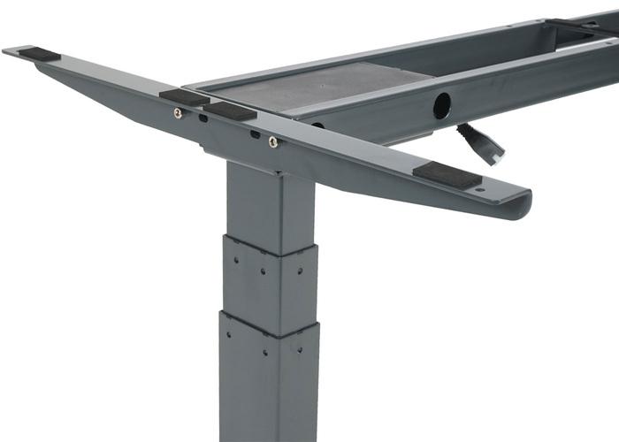 Actual product image Swisshandel24 Frame, variable table frame for corner desk, electrically height-adjustable Memory 45kg anth
