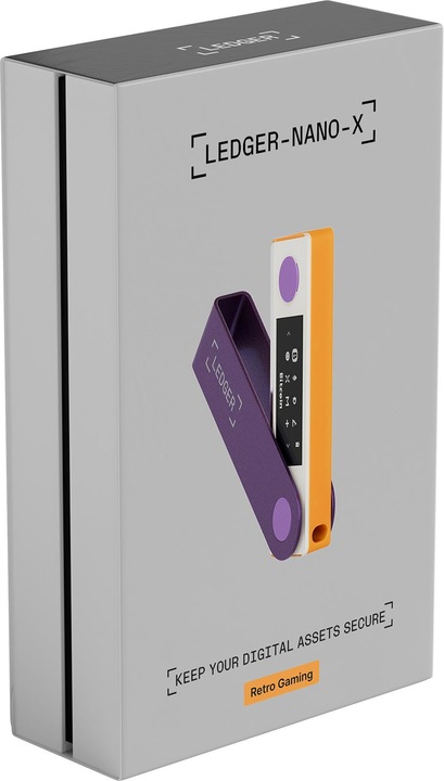 Immagine prodotto Ledger Nano X Retro Gaming (Bitcoin, Ethereum Classic, Cardano, TRON, Dogecoin, Ripple, Litecoin, Bitcoin Cash, Ether, Stellar, Monero)