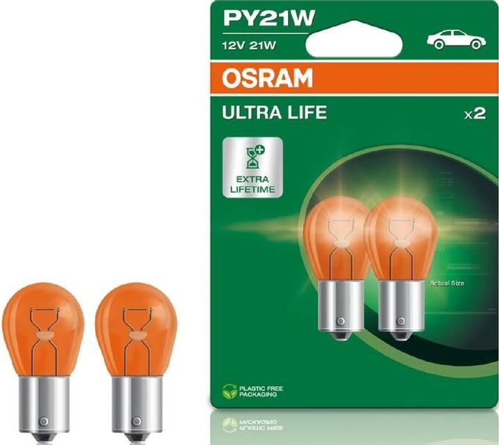 Image du produit Osram 4062172394871 Signal Ampoule Ultra Life PY21W 21 W 12 V (PY21W)