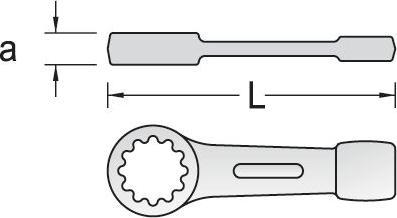Produktbild Gedore 306 27 Schlag-Ringschlüssel 27 mm (27 mm)