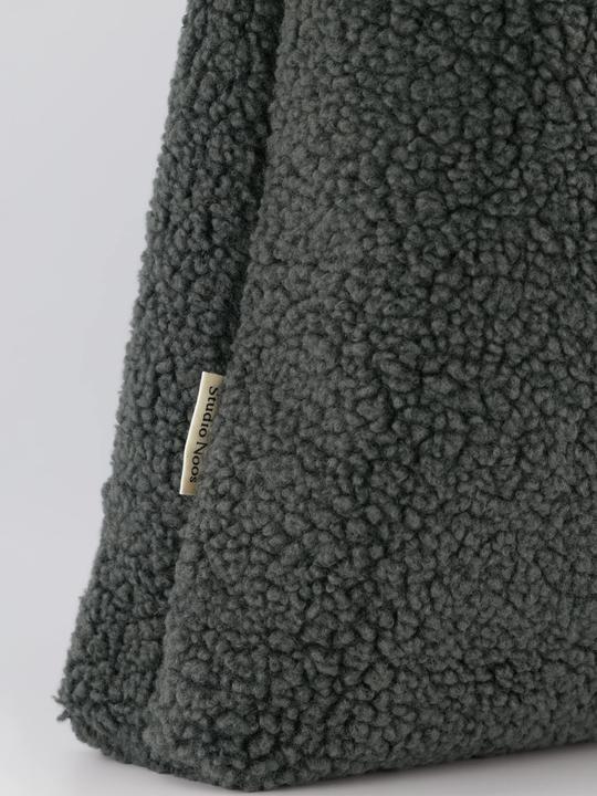 Actual product image Studio Noos Shopper "Reversible Teddy Lacquer Mom Bag" black