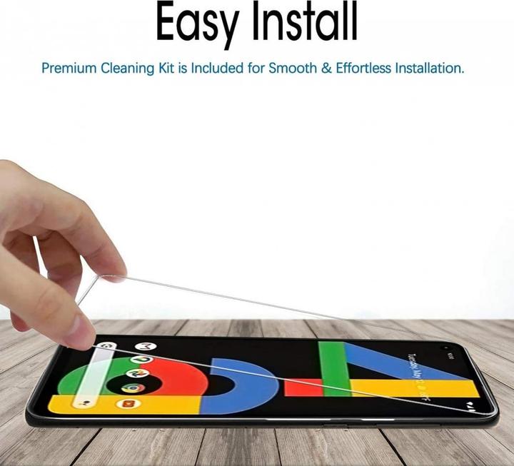 Produktbild Screenguard Google Pixel 4a Panzerglas Schutzfolie Case Friendly Design (1 Stk., Google Pixel 4a)