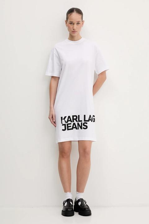 Produktbild Karl Lagerfeld Logo-Tee-Kleid (XS)