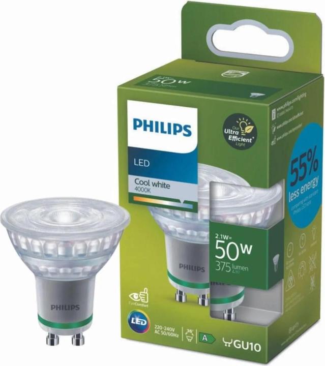 Produktbild Philips LED Classic (GU10, 2.10 W, 375 lm, 1 x, B)