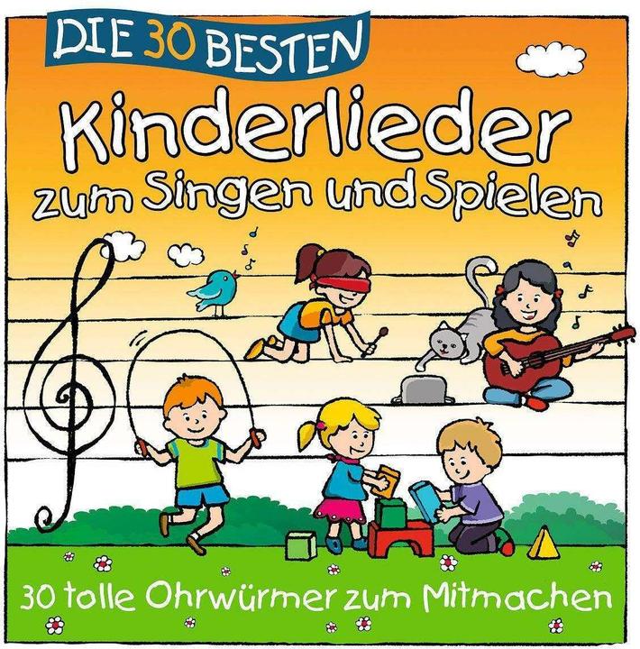 Produktbild Die 30 besten Kinderlieder zum Singen und Spielen (Simone Sommerland, K. & Kita-Frösche Glück, Deutsch)