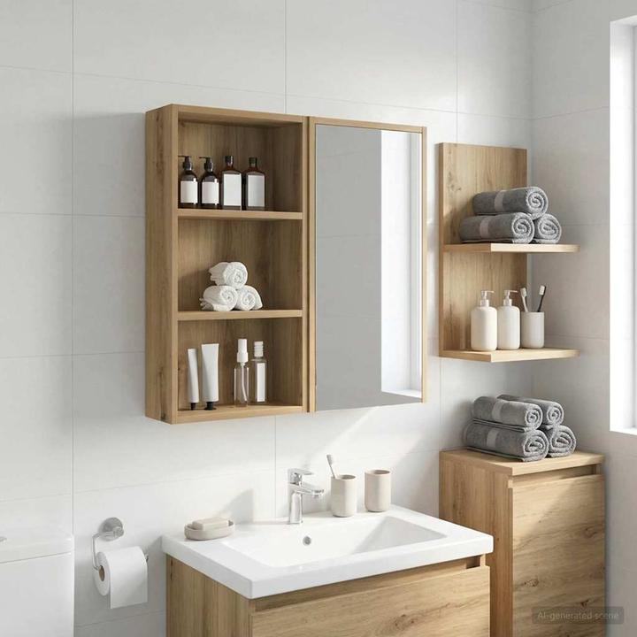 Produktbild vidaXL Badezimmerschrank (40 x 14 x 70 cm)