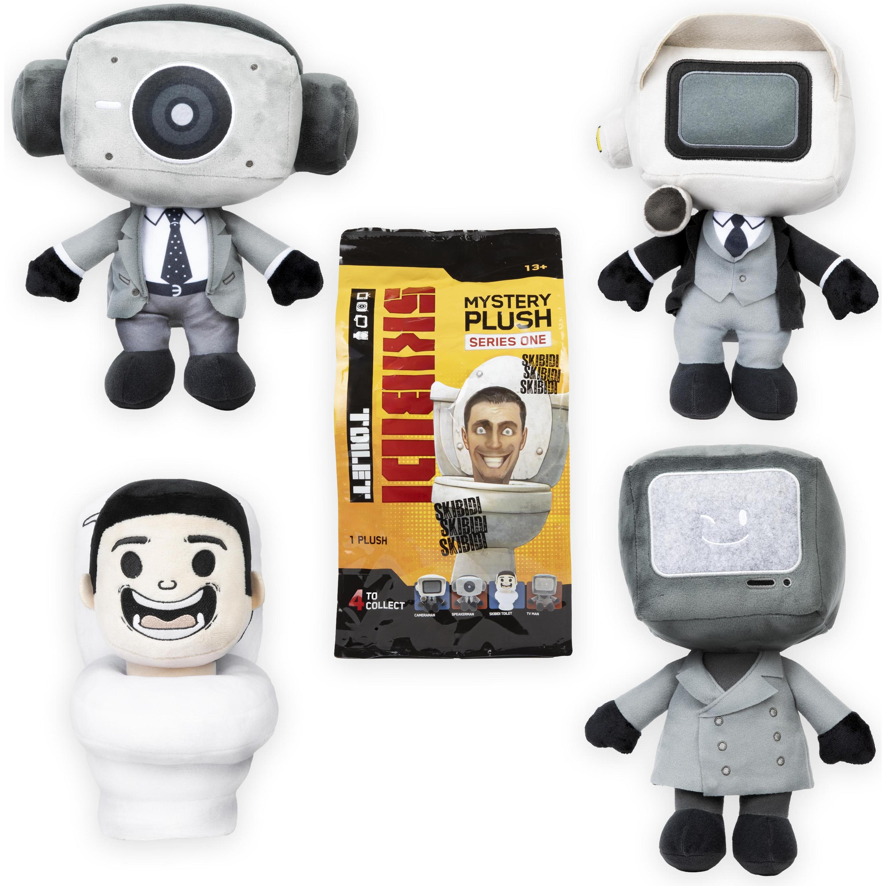 Skibidi Toilet Mystery Plush - Sammelplüsch, brandneue Sammlerstücke, offizielles Lizenzprodukt (28 cm) (39954)