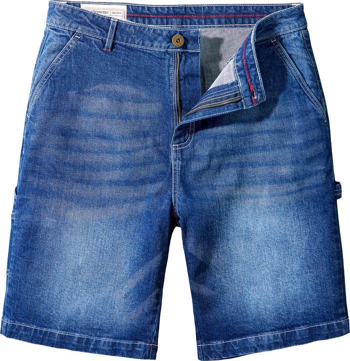 Image du produit Joe Browns Denim Carpenter Shorts with Hammer Loop – Mid Wash (30)