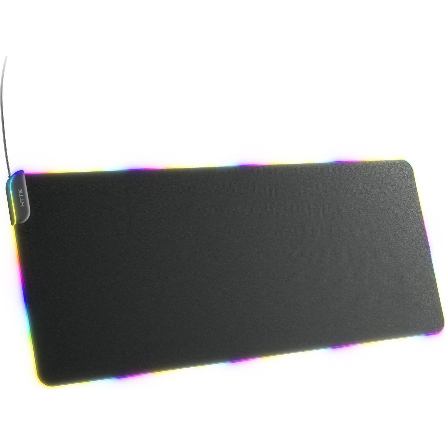 Hyte Nero Tappetino Per Mouse Da Gioco Cnvs, Argb - (Xxl), Tappetino Mouse,