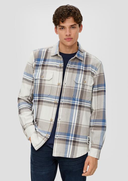 Produktbild s.Oliver Hemd Karohemd aus Baumwolle (XXL)