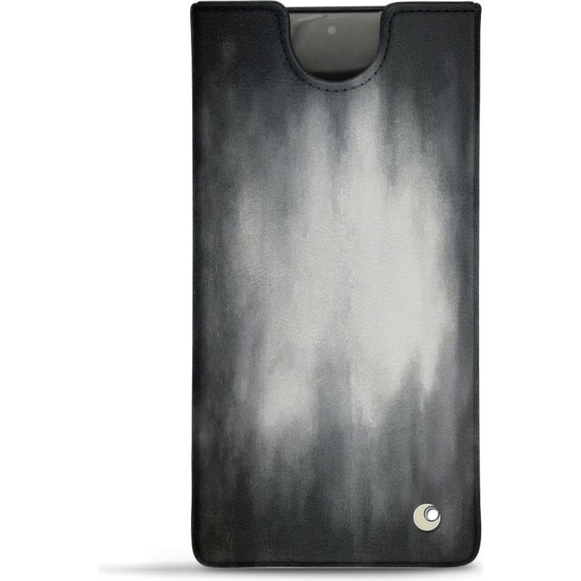 Noreve Lederschutzhülle (Samsung Galaxy Note 10+), Smartphone Hülle, Grau
