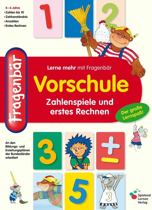 Produktbild Vorschule. Zahlenspiele und erstes Rechnen (Deutsch, Vera Lohmann, 2010)