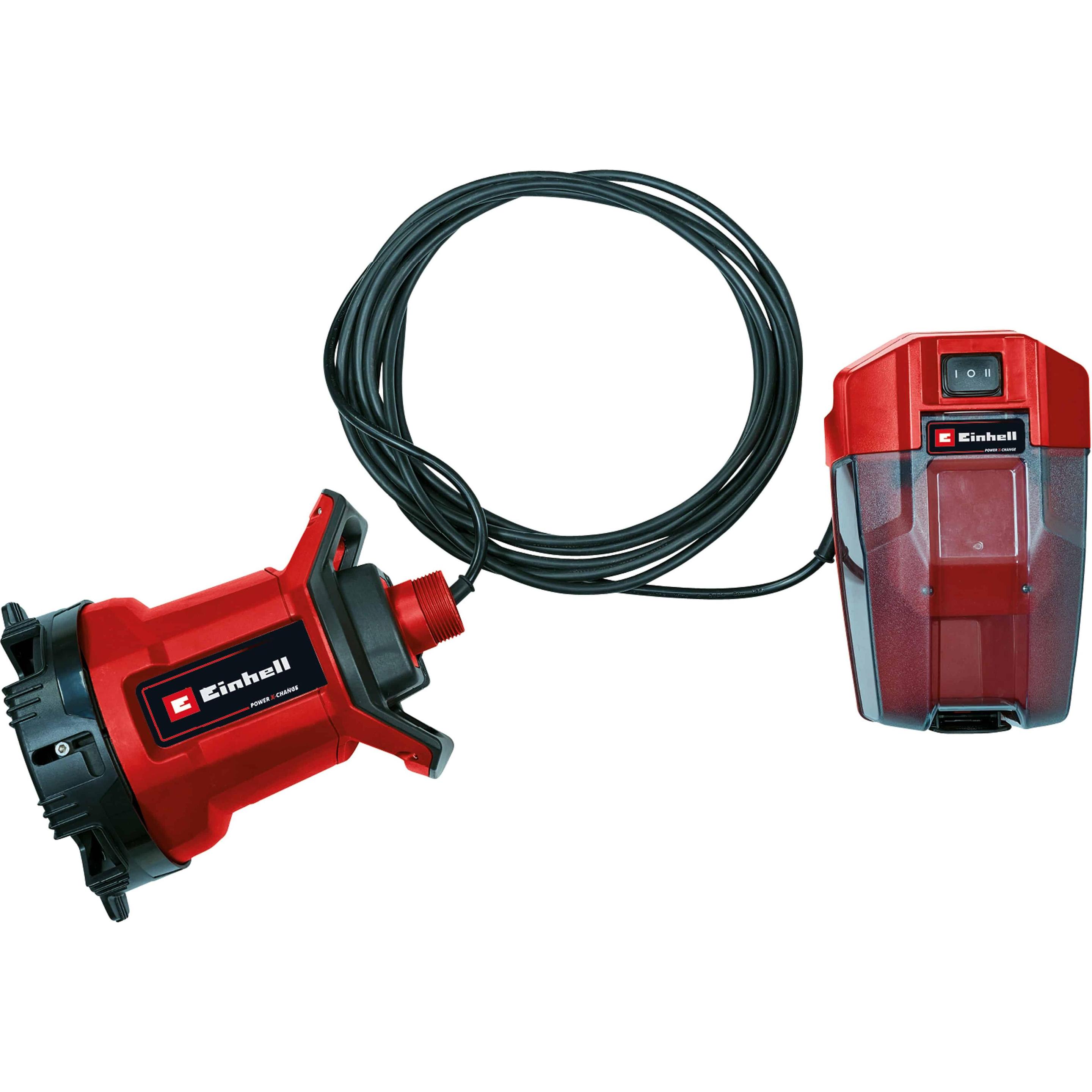 Einhell, Wasserpumpe, GE-DP 18/25 LL Li Power X-Change 4181590 Schmutzwasser-Tauchpumpe mehrstufig 7000 l/h 5m (Schmutzw...