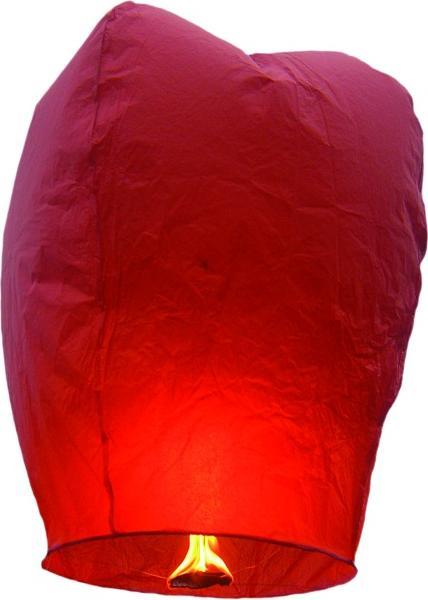 CreaDiva Himmelslaterne Öko Flammea Compact Rot 10er Set (10 x)