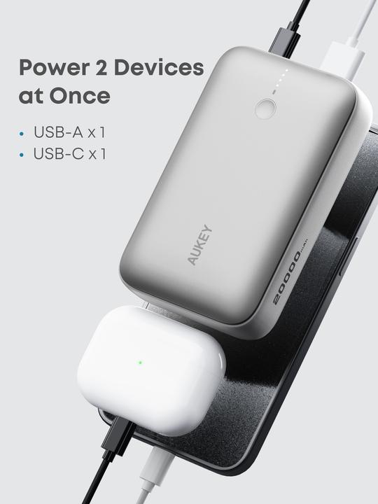 Image du produit Aukey Spark Mini (20000 mAh, 20 W, 74 Wh)