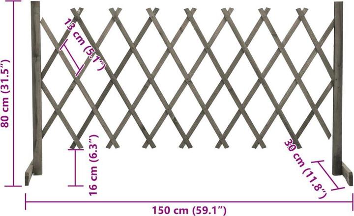 Produktbild vidaXL Rankgitter