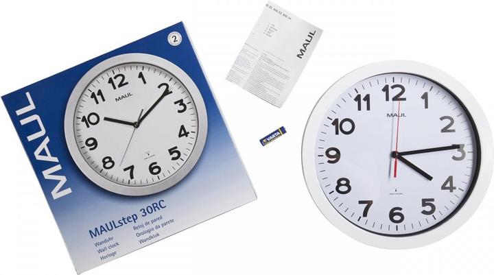 Actual product image Maul Wall clock MAULstep 30RC white (30 cm)