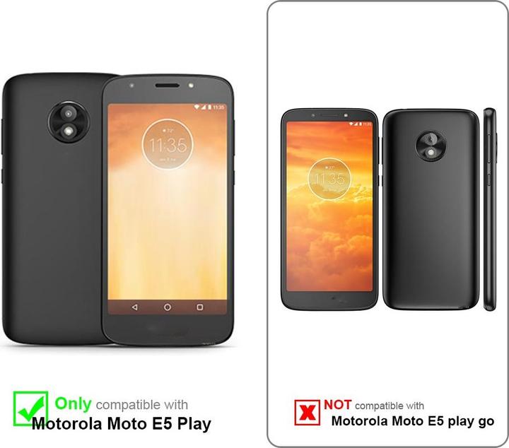 Productafbeelding Cadorabo Boek Onzichtbare Magneethoes (Motorola Moto E5 Play)
