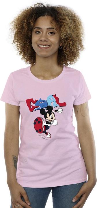Immagine prodotto Disney Mickey Mouse Goal Striker Pose Maglietta Donna (L)