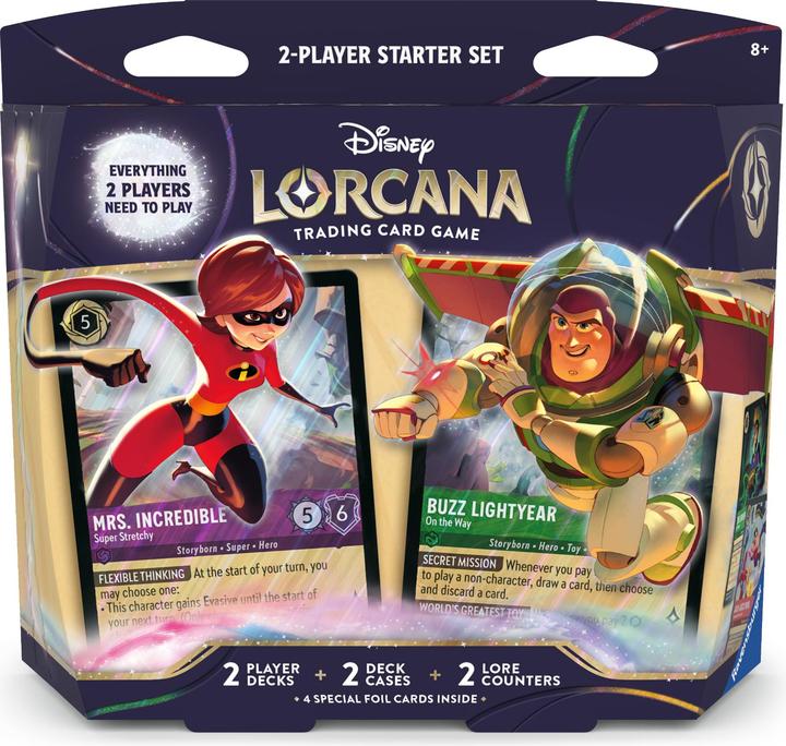 Ravensburger Disney Lorcana TCG coffret de démarrage 2 joueurs *ANGLAIS* (English, Box Set & Collection)