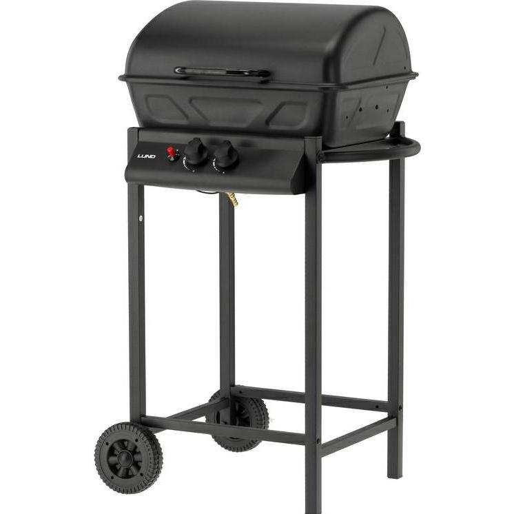 Toya, Grill a gas, Lund Gasgrill, 2 Brenner, 5,5 kW, Schwarz