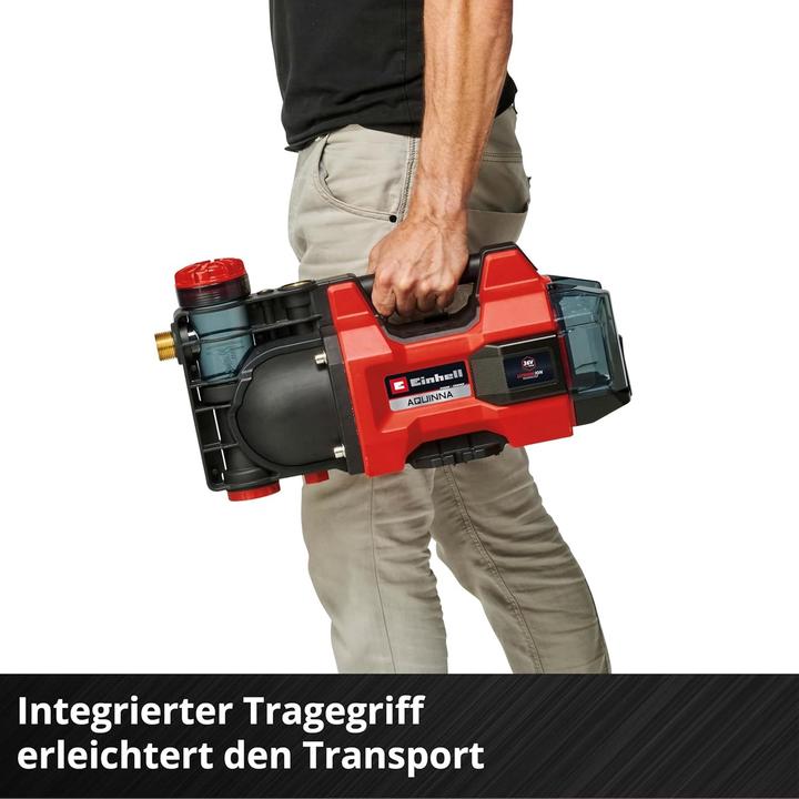 Produktbild Einhell AQUINNA 36/34 Akku-Gartenpumpe 3400l 37m (Gartenpumpe)
