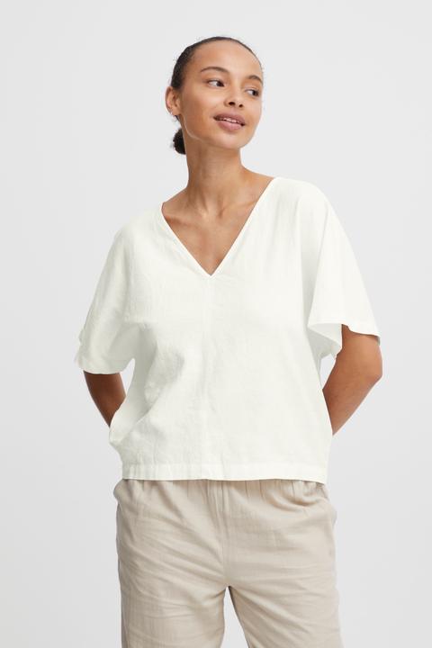 Actual product image B.young BYFALAKKA VNECK BLOUSE 20814548 (36)