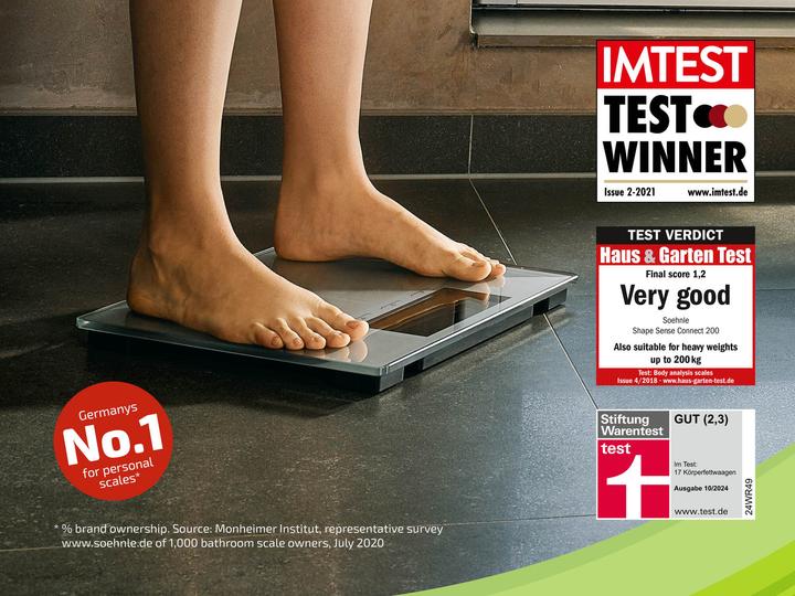 Produktbild Soehnle Shape Sense Connect 200 mit Bluetooth® (200 kg)