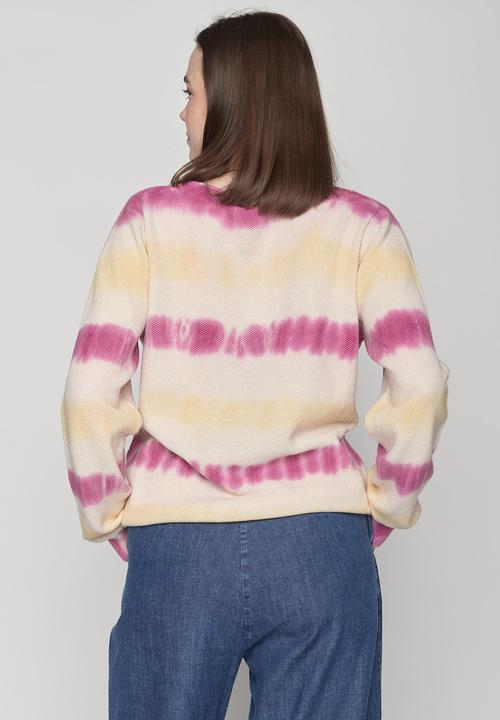 Lila, Mauve Yellow Stripes