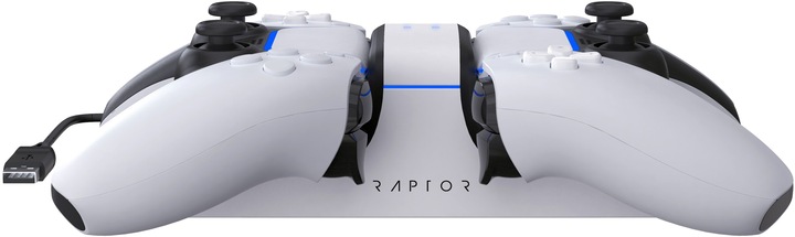 Actual product image Raptor Gaming CS200 Dual charging station (PS5)