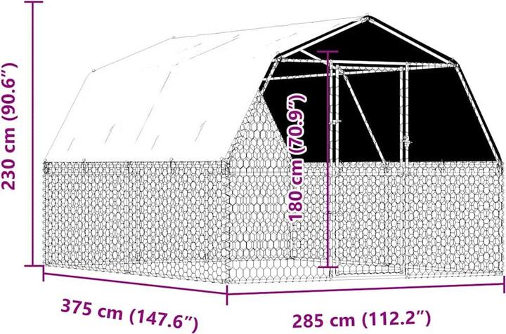 Produktbild vidaXL Kimmie (Hundezwinger)