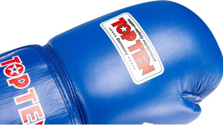 Actual product image Top ten RTT-COMPETITION Leather Boxing Gloves 10oz (WORLD BOXING APPROVED) (10 OZ, 10)