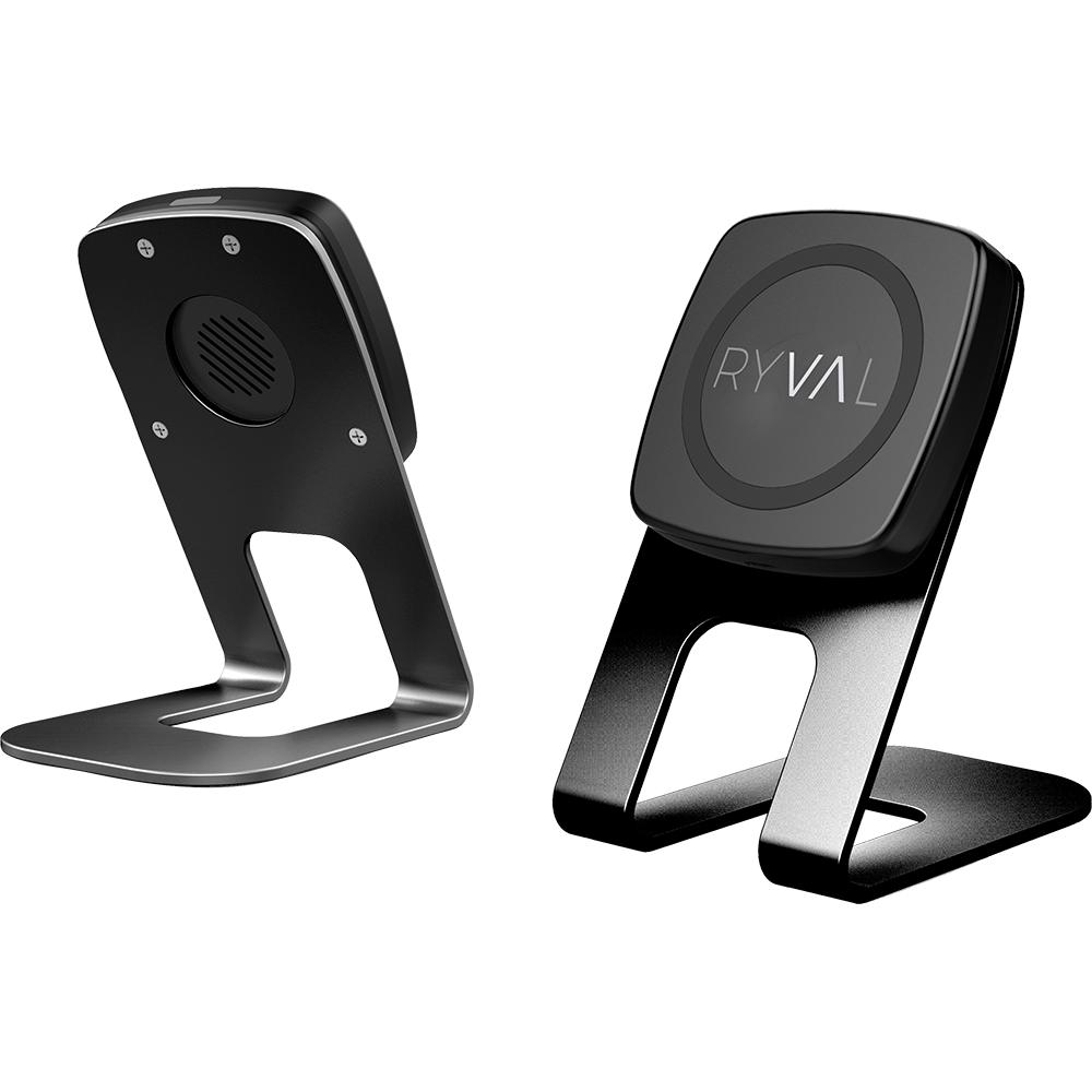 Ryval RC301, magnetische Tischhalterung, Wireless Charger, Schwarz