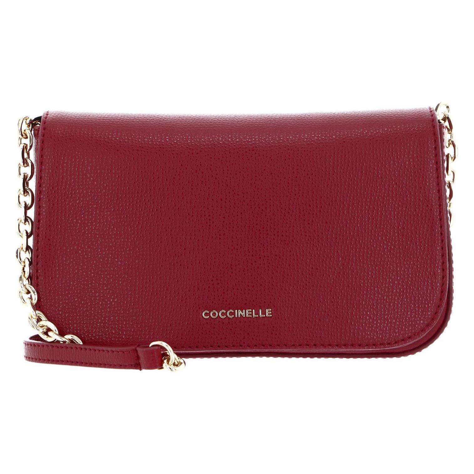 Coccinelle, Damen, Handtasche, Cloud Mini Bag Textured Leather, Rot