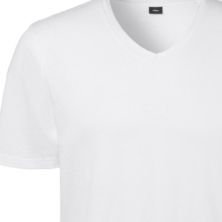 Actual product image S.Oliver Pack of 4 Basic Undershirt / Shirt Short Sleeve (XL)