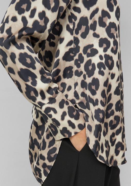 Produktbild s.Oliver Bluse Hemdbluse mit All-over-Print (36)