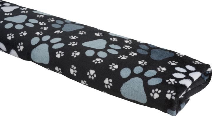 Produktbild VBS Fleece-Stoff "Pfoten-Schwarz", 150 cm breit, Meterware