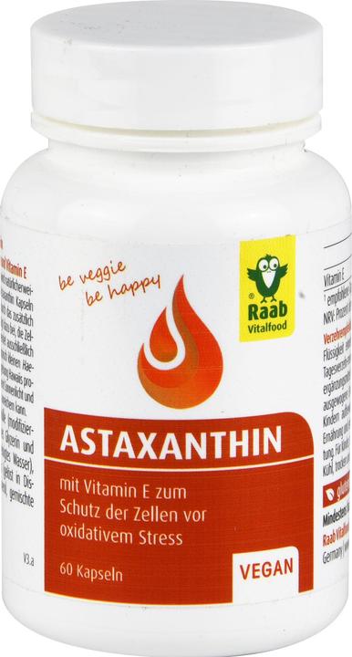 Raab Astaxanthin mit Vitamin E (60 Stück, Kapseln, 26.30 g)