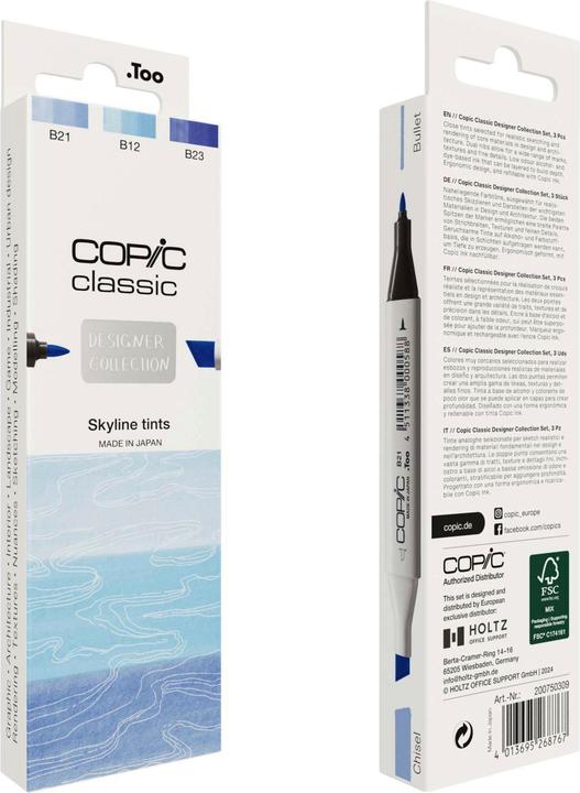 Copic Classic Designer Collection (3x)