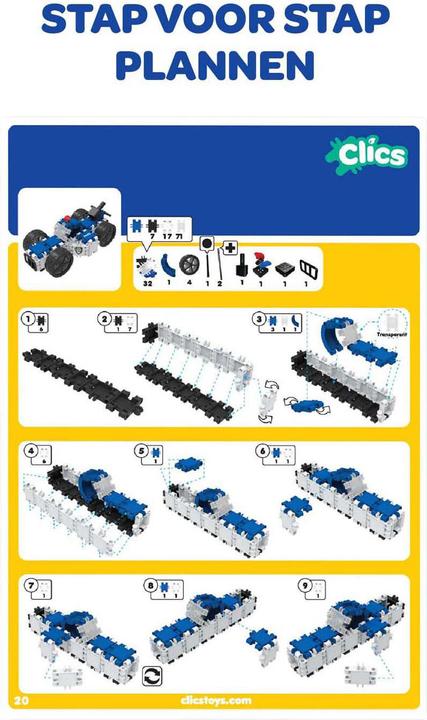 Actual product image Clics construction book
