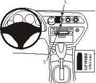 Actual product image Brodit 853400 Car mount Honda Integra