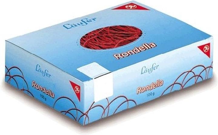 Läufer L "ufer rubber rings RONDELLA in cardboard box, red, 25 mm, 100 g (1 pcs.)