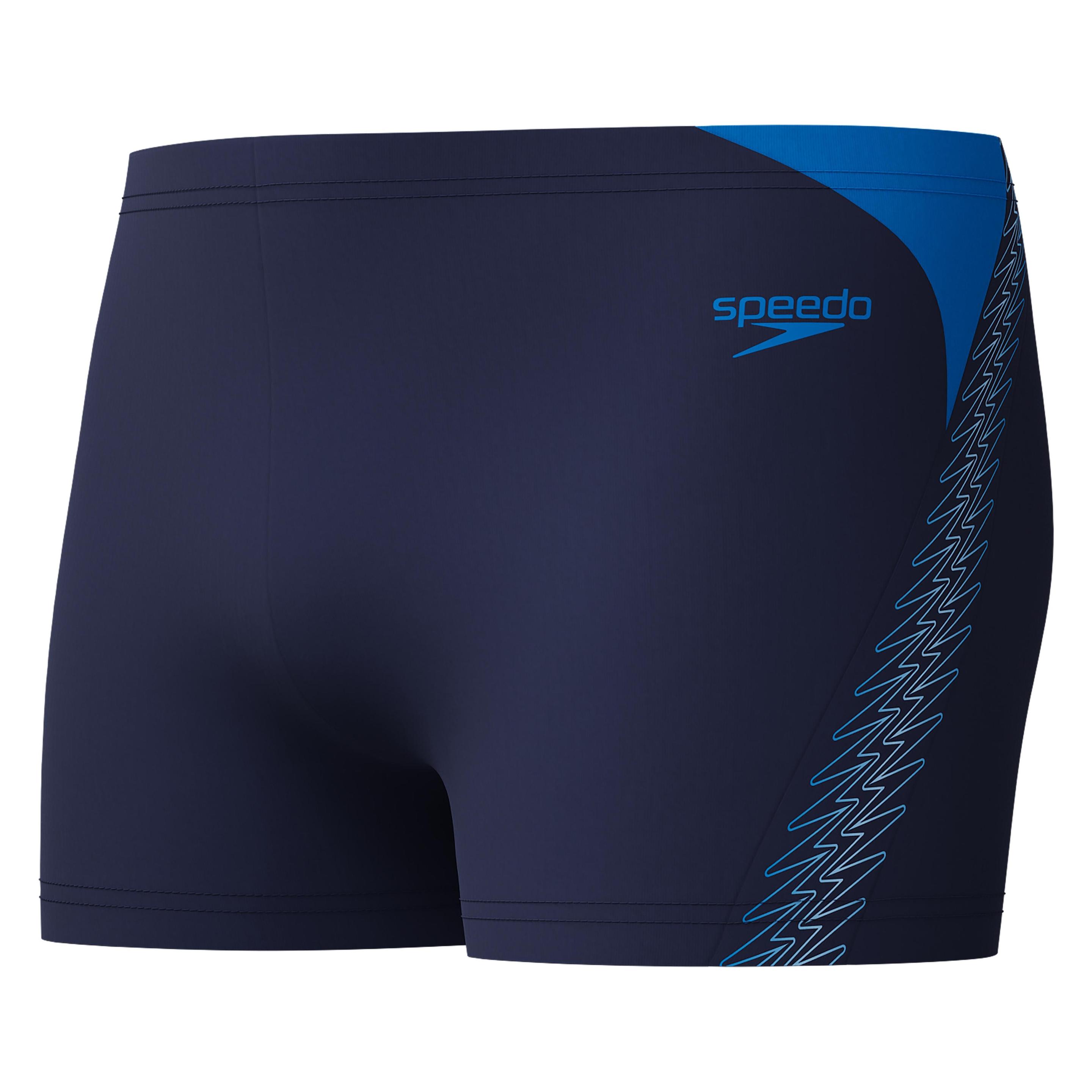 Speedo, Meisjes, Zwembroek, Hyperboom Splice Aquashort, Blauw, (4)